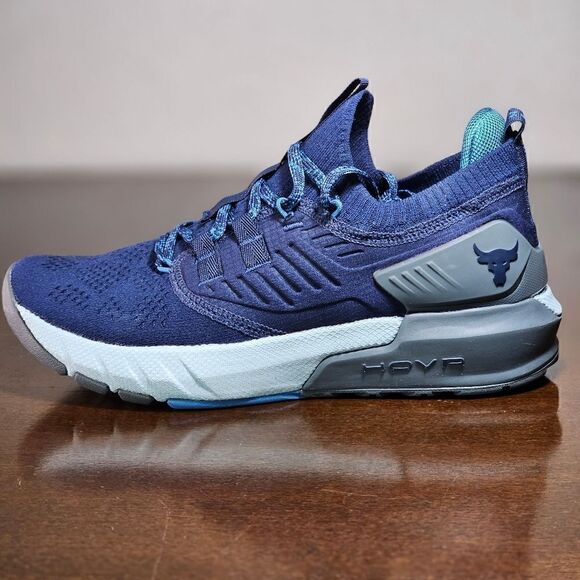 Under Armour UA Project Rock 3 Training Gym Shoes Navy Black White Tribase 11.5 main image 7
